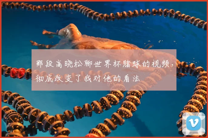 那段高晓松聊世界杯赌球的视频，彻底改变了我对他的看法