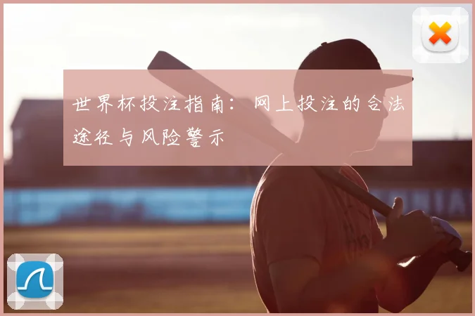 世界杯投注指南：网上投注的合法途径与风险警示